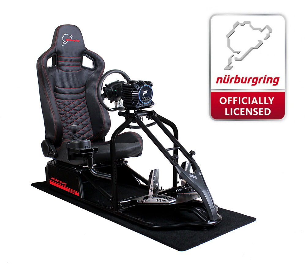 Speedmaster Pro Racing-Seat Sim Rig Schwarz - Nürburgring Nordschleife Edition