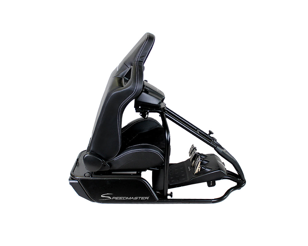 Speedmaster Pro Racing-Seat Schwarz Sim Rig - Nürburgring Nordschleife Edition mit Logitech G923 Bundle