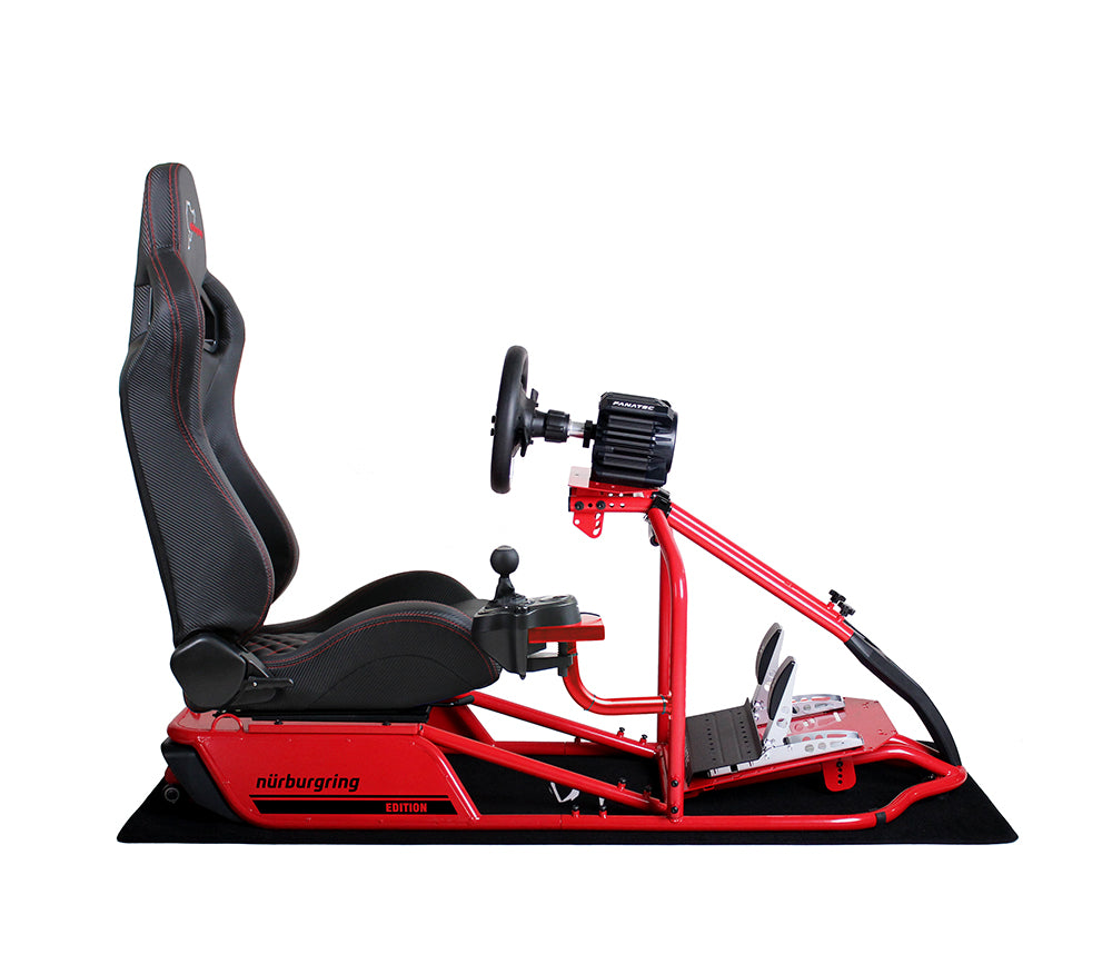 Speedmaster Pro Racing-Seat Sim Rig Rot - Nürburgring Nordschleife Edition